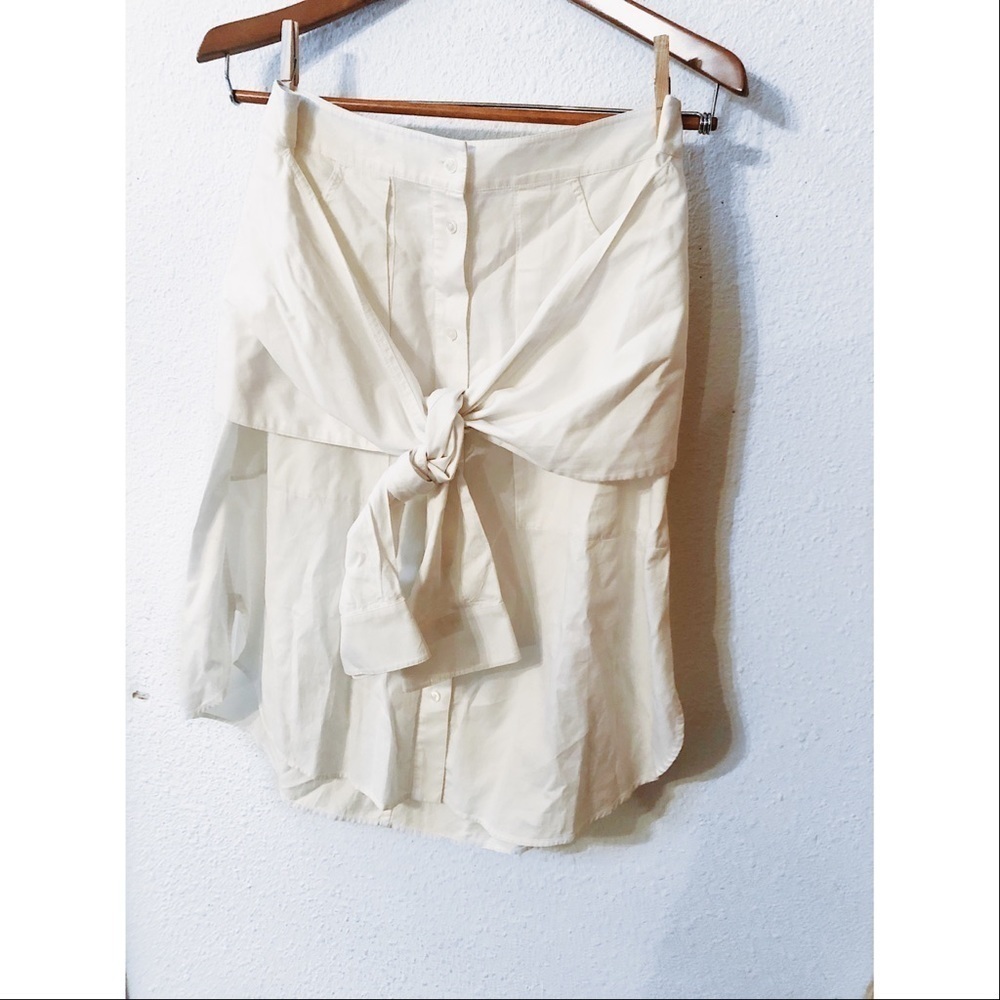 T by Alexander Wang front tie skirt - Picture 4 of 8
